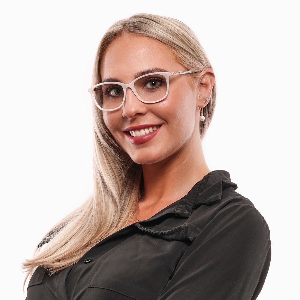 White Women Glasses Frame