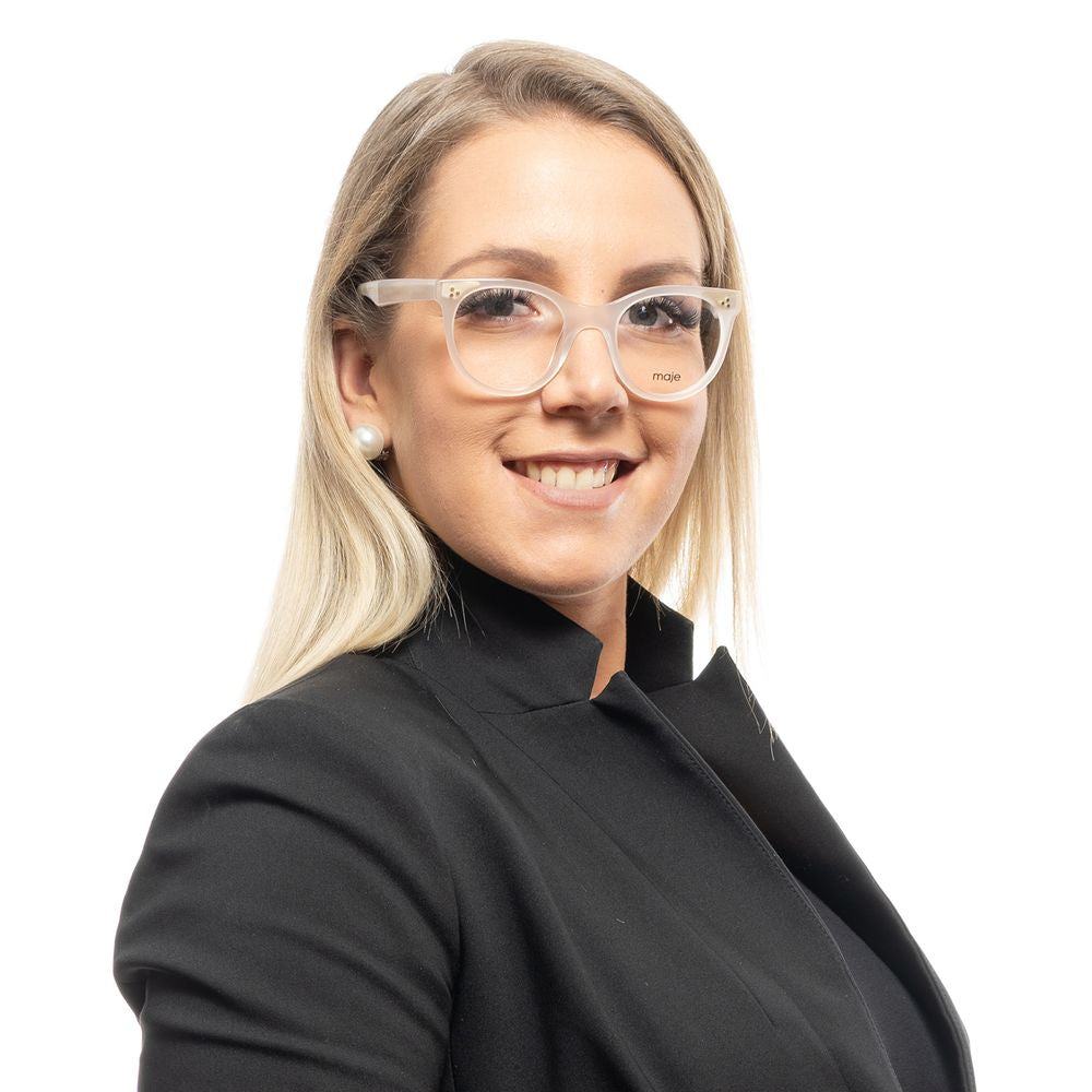 White Women Glasses Frame