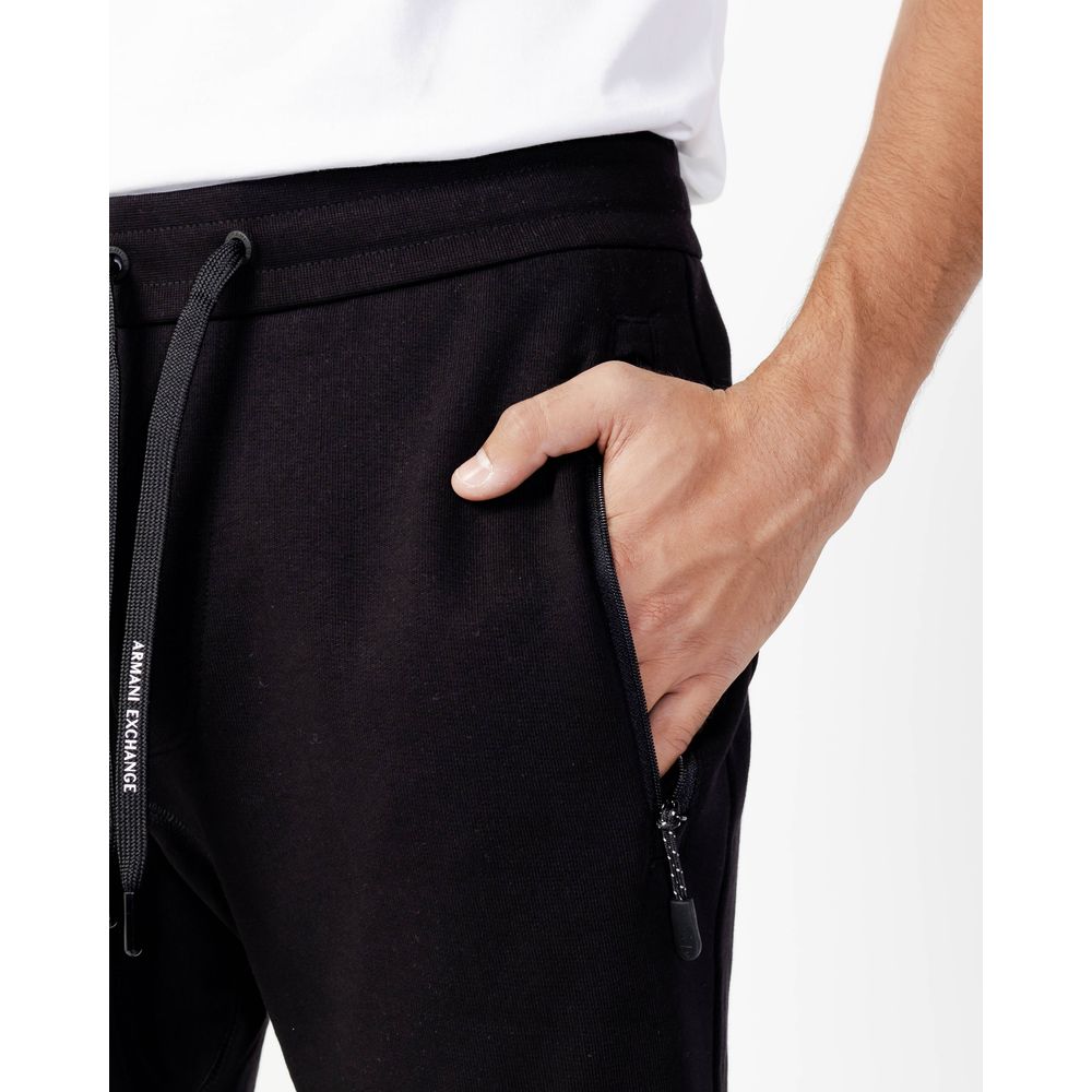 Black Cotton Joggers Workout Pant
