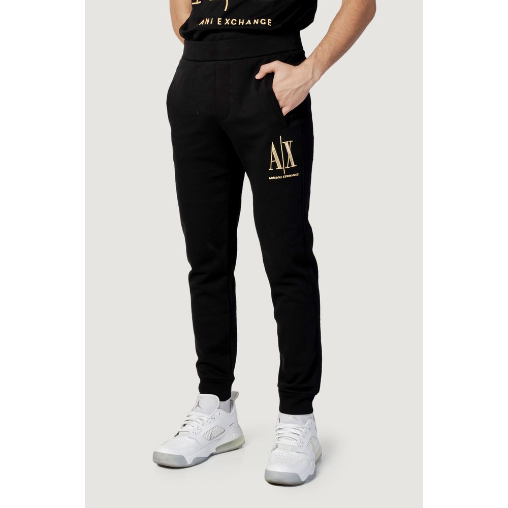Black Cotton Joggers Workout Pant