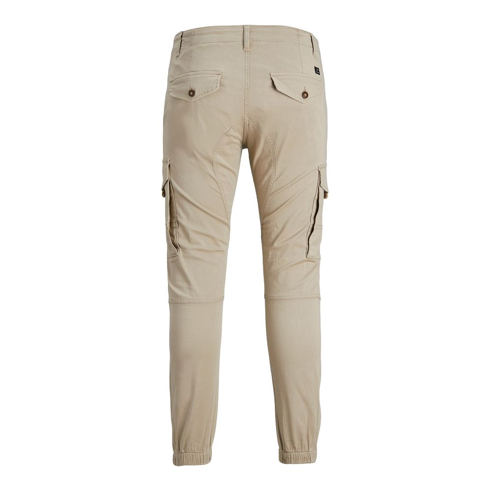 Beige Cotton Pant