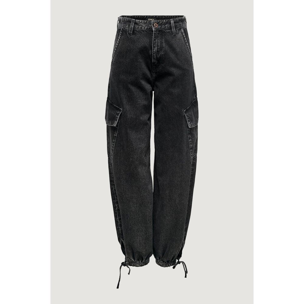 Black Cotton Boyfriend Jean
