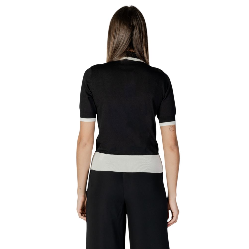 Black And White Viscose Sweater