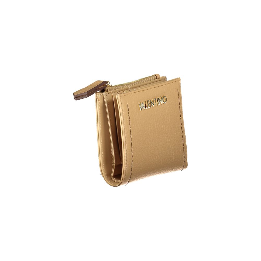 Beige Polyethylene Women Wallet