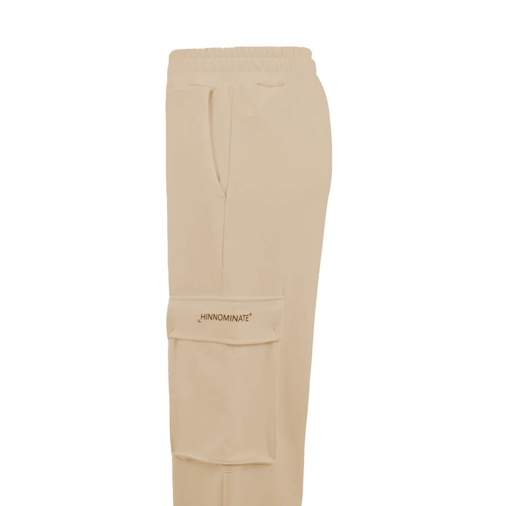 Beige Polyester Jeans & Pant