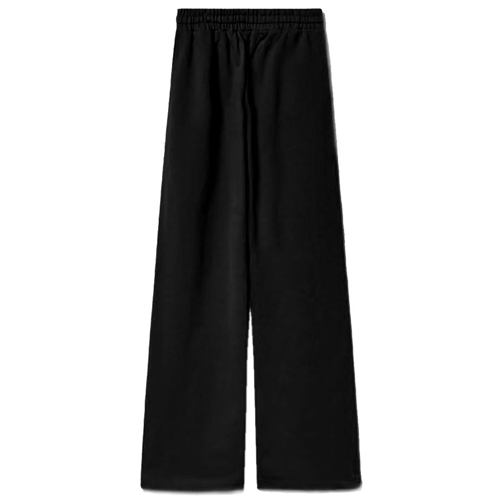 Black Cotton Jeans & Pant