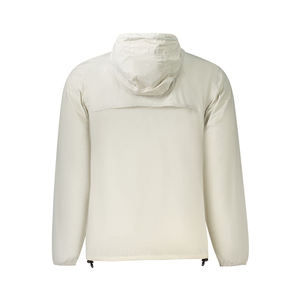 Beige Polyamide Men's Jacket