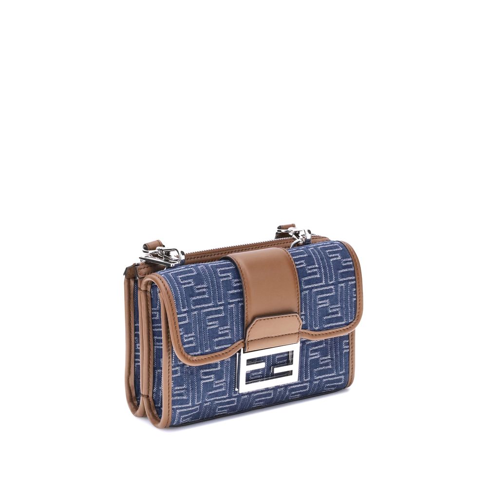 Baguette denim Shoulder Bag