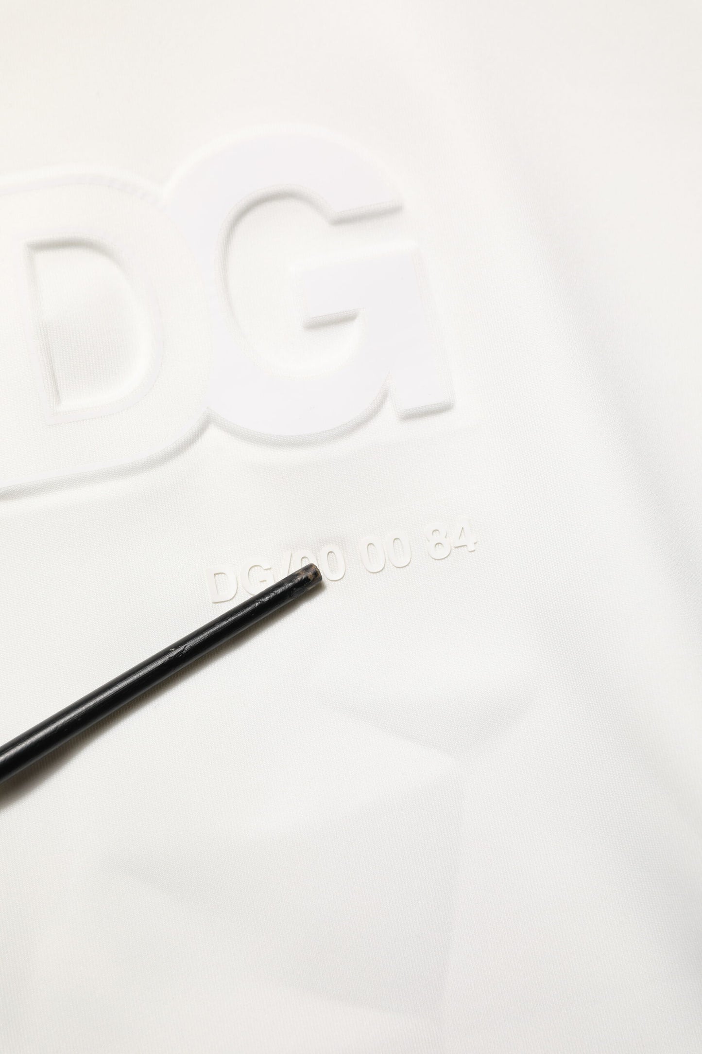 White Logo Hooded Men Sweatshirt Sweater