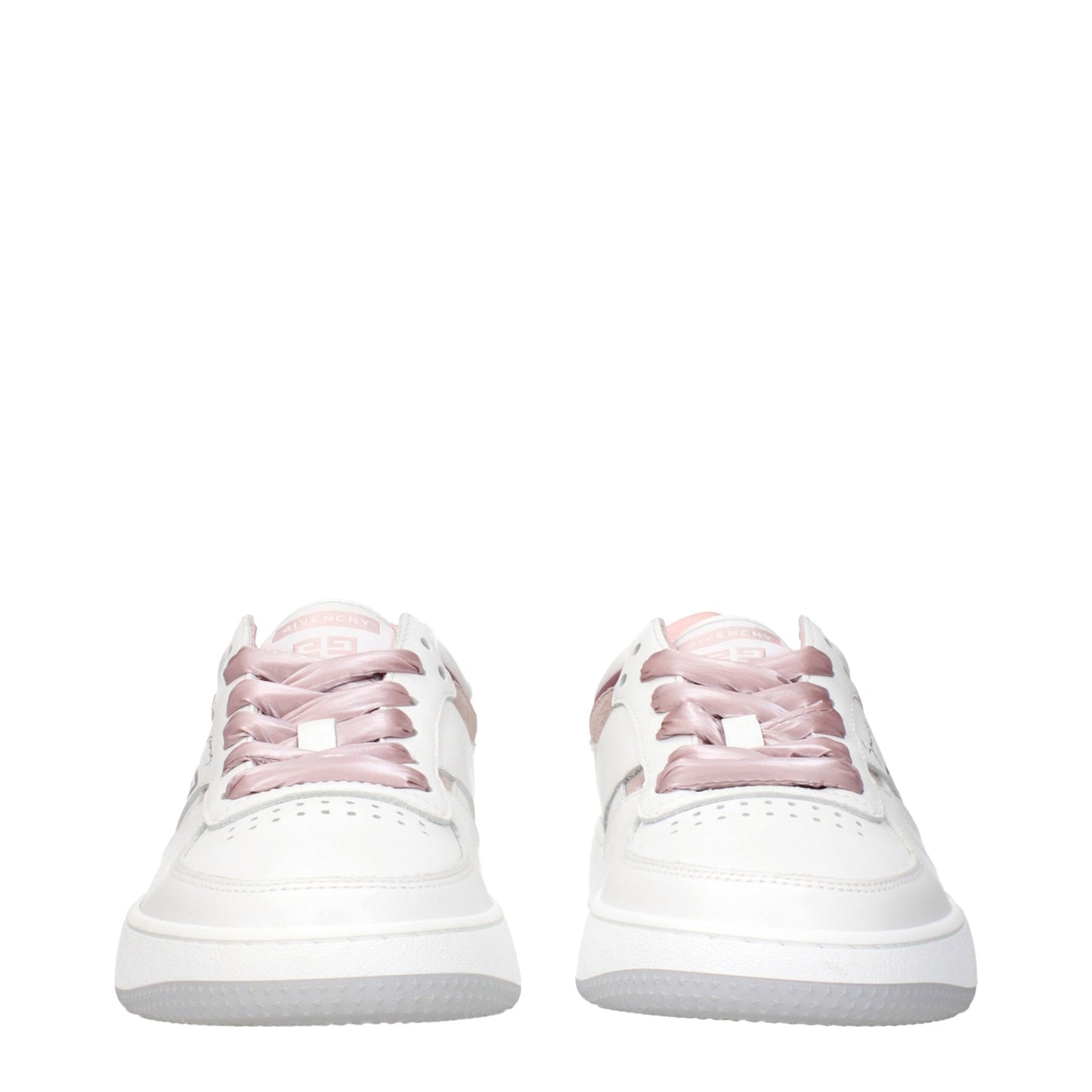 White Leather Low Tops