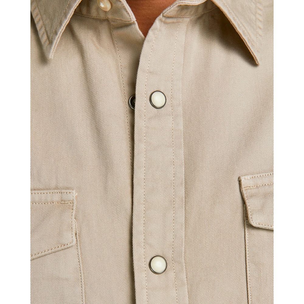 Beige Jeans Shirt