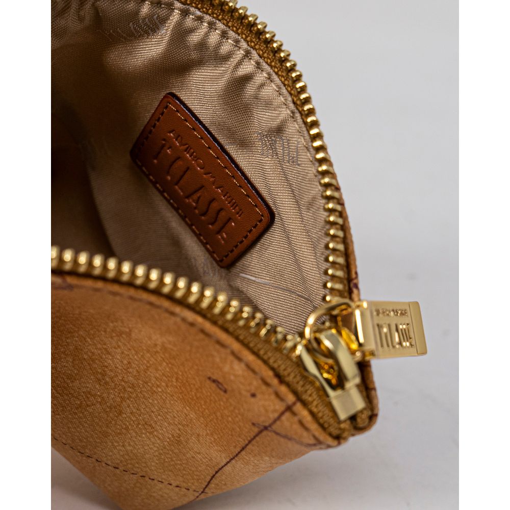 Beige Cotton Clutch Bag