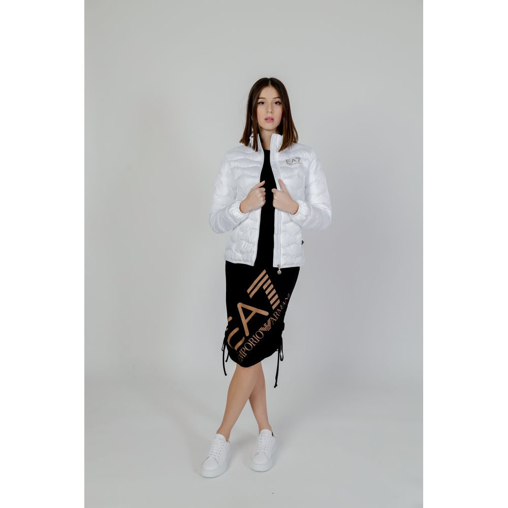 White Polyester Jackets & Coat