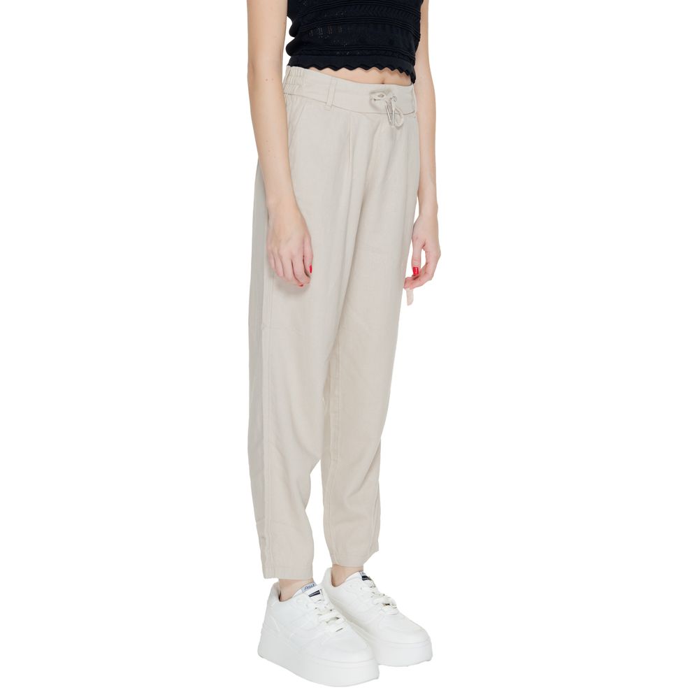 Beige Linen Pant