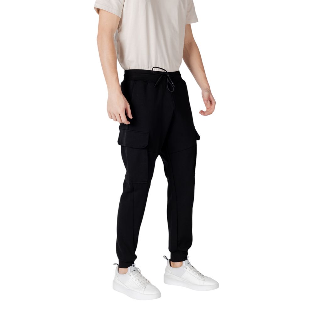 Black Cotton Joggers Workout Pant