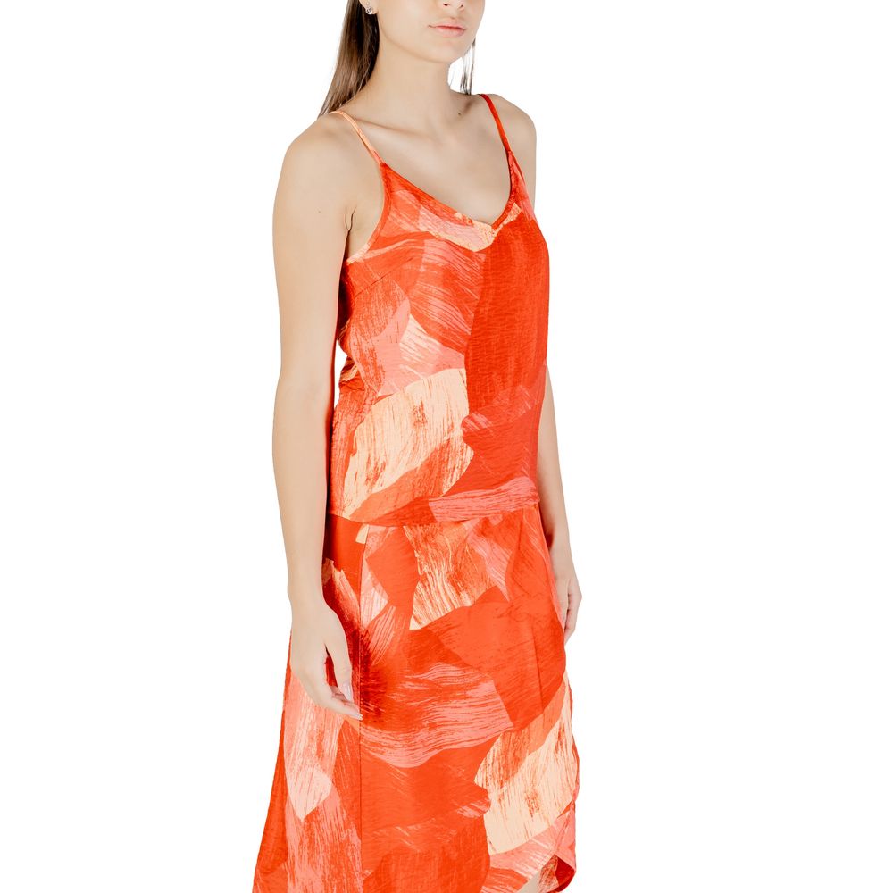 Red Polyamide Top