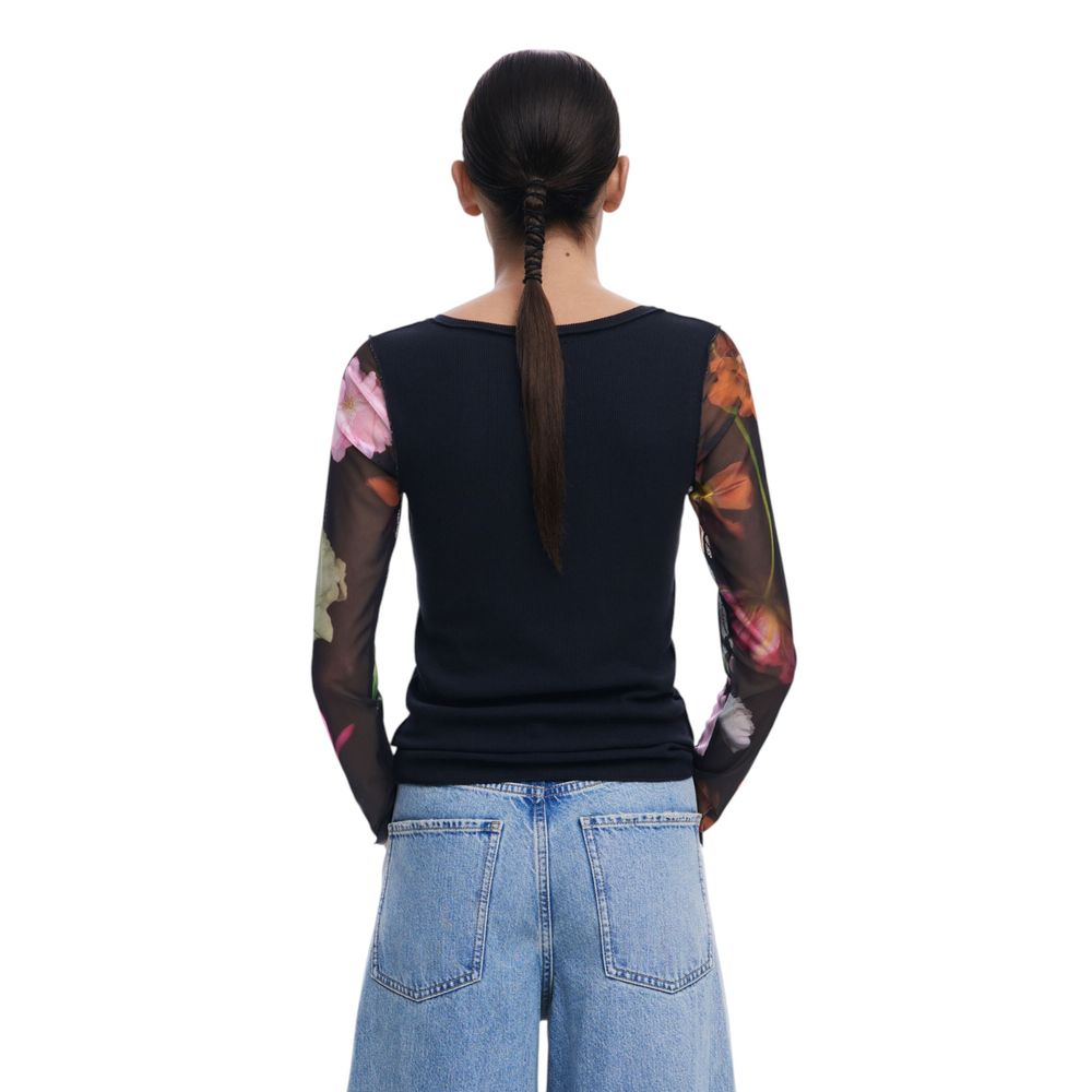 Black Cotton Long Sleeve