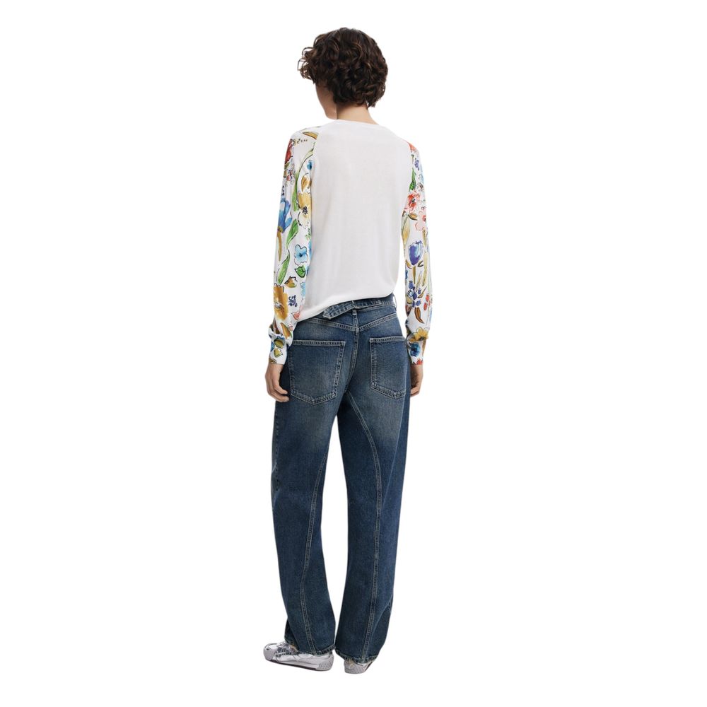 White Viscose Sportswear