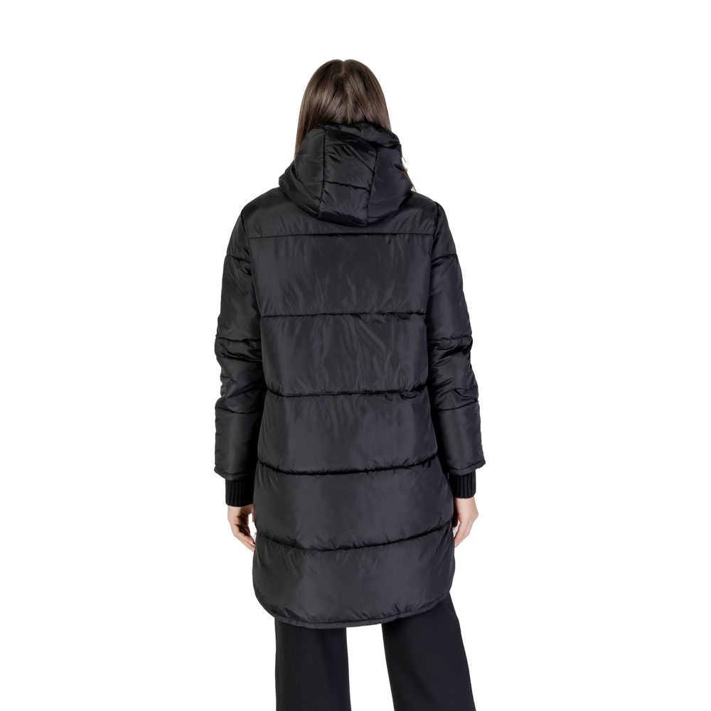 Black Polyester Jackets & Coat