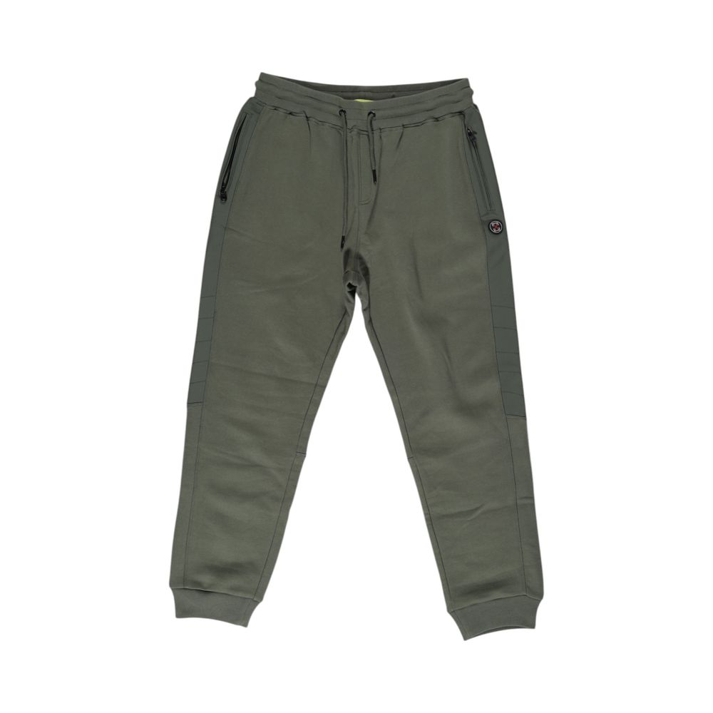 Green Cotton Joggers Workout Pant
