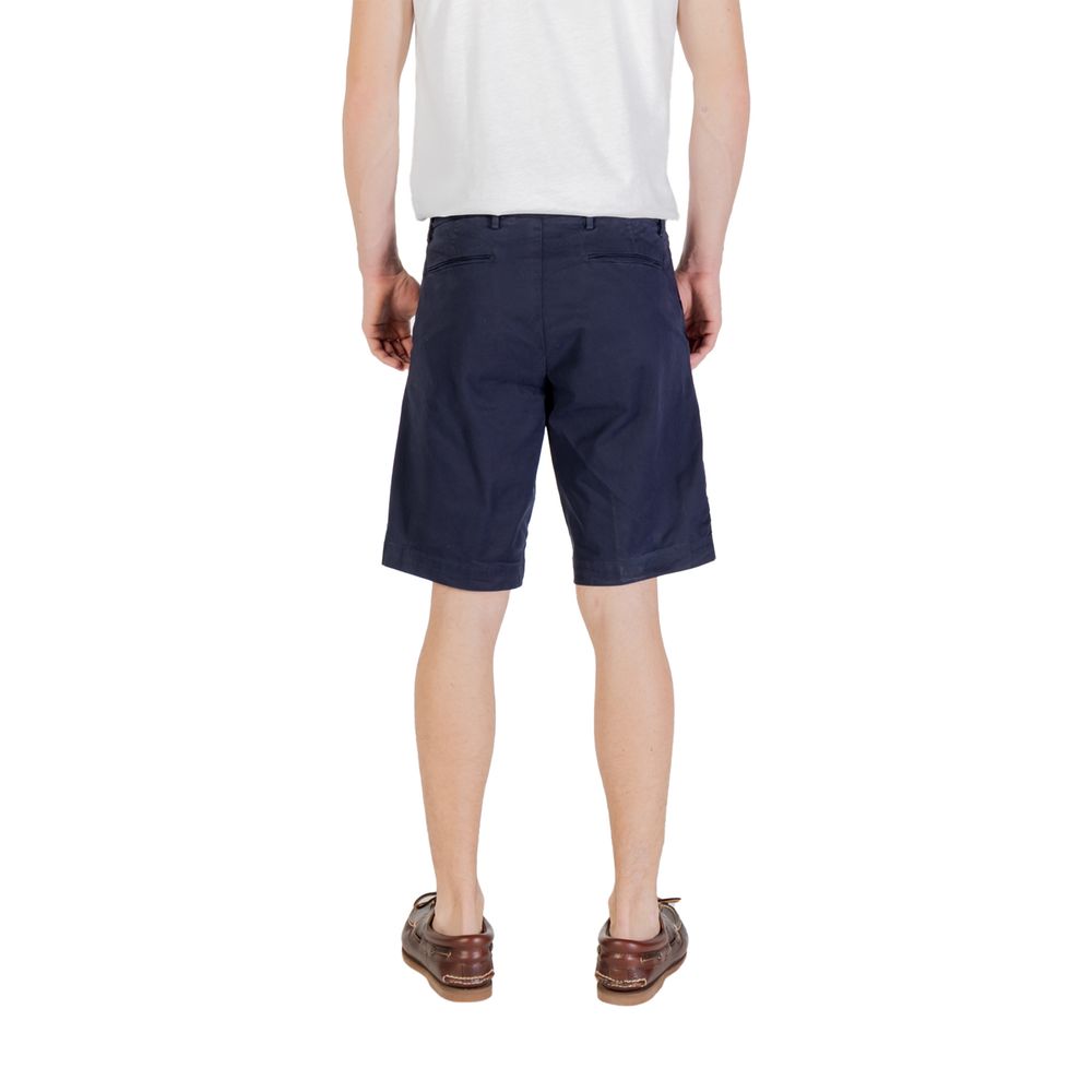 Blue Cotton Bermuda