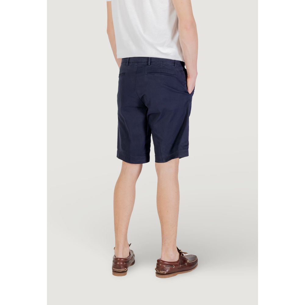Blue Cotton Bermuda