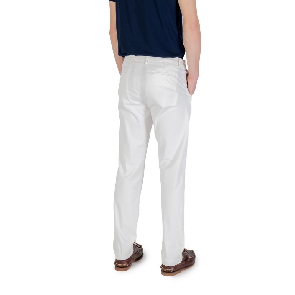 White Cotton Skinny Pant