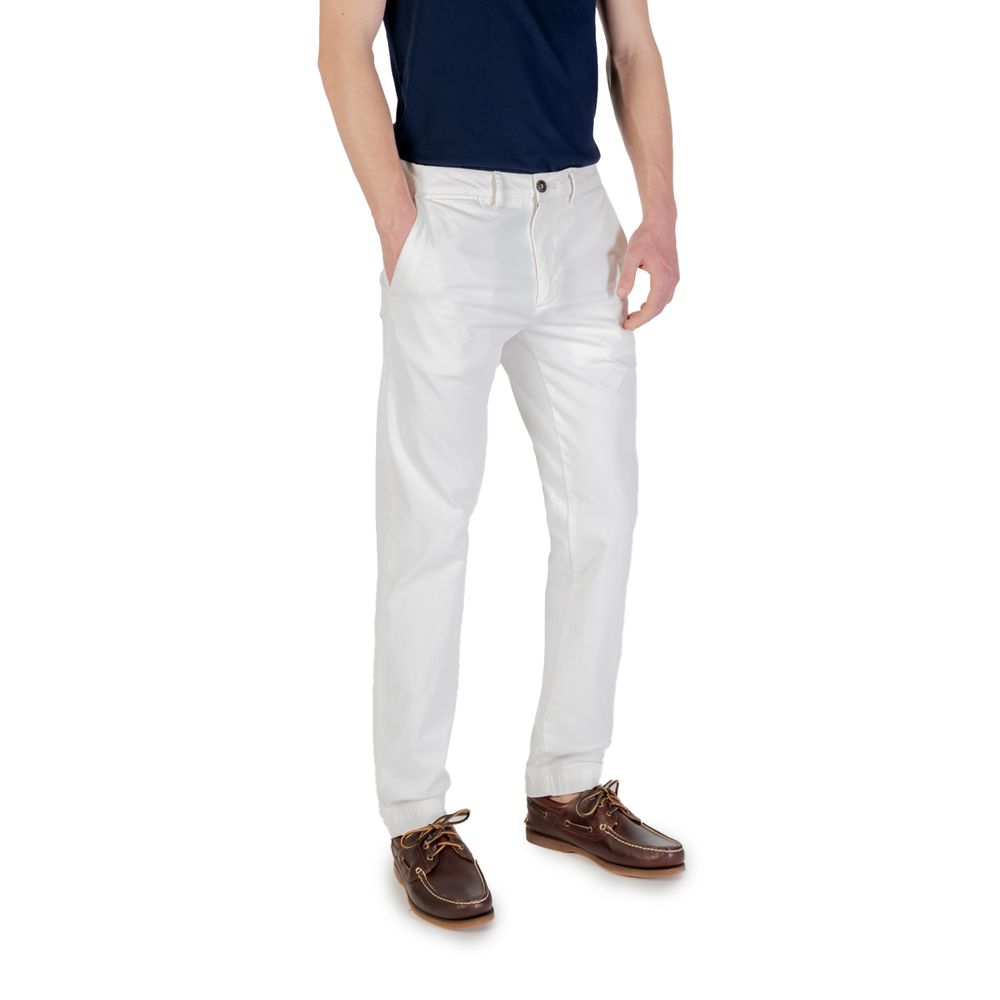 White Cotton Skinny Pant