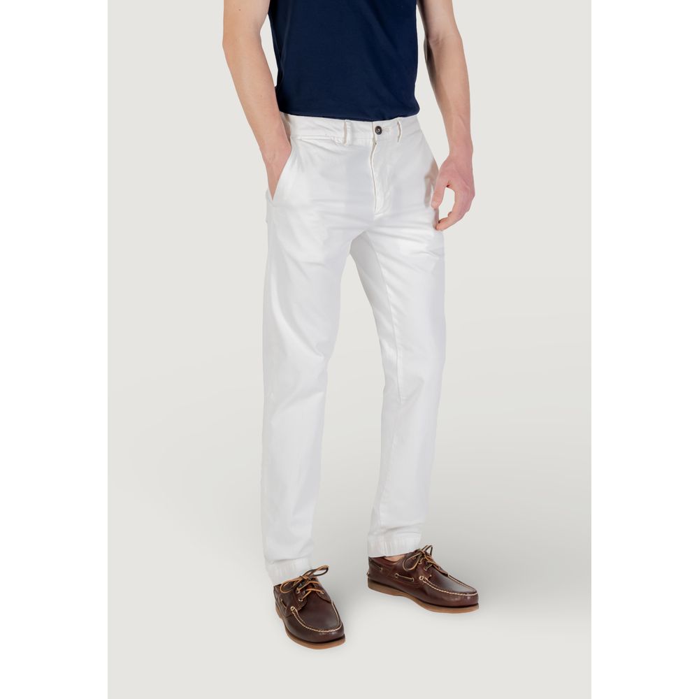 White Cotton Skinny Pant