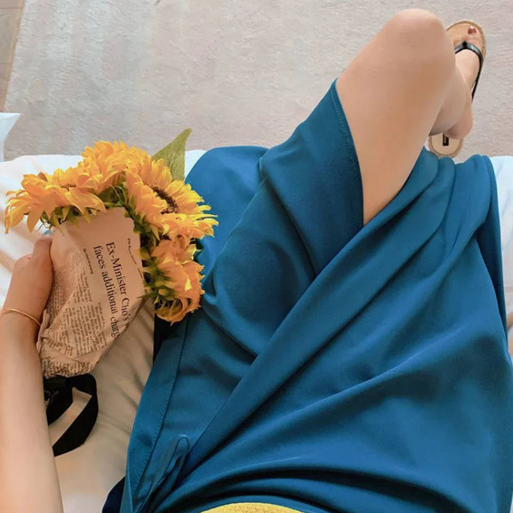 Spring Summer Autumn Beach Skirt Women 9 Colors High Waist Side Tie Casual Wrap Skirt Female Solid Elegant Midi Skirt Clothes