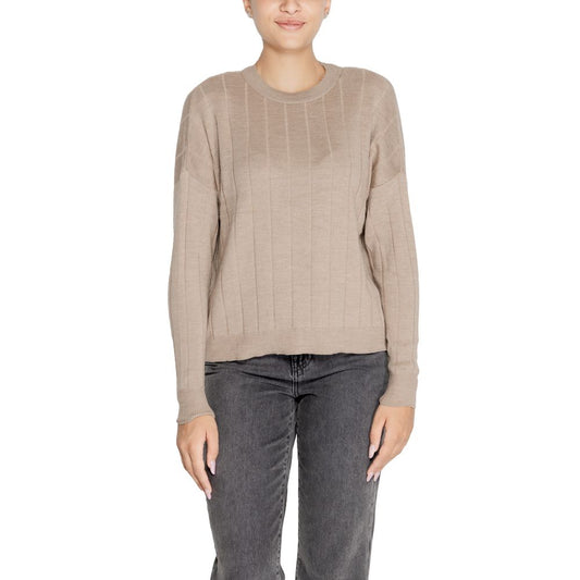 Beige Marabou Sweater