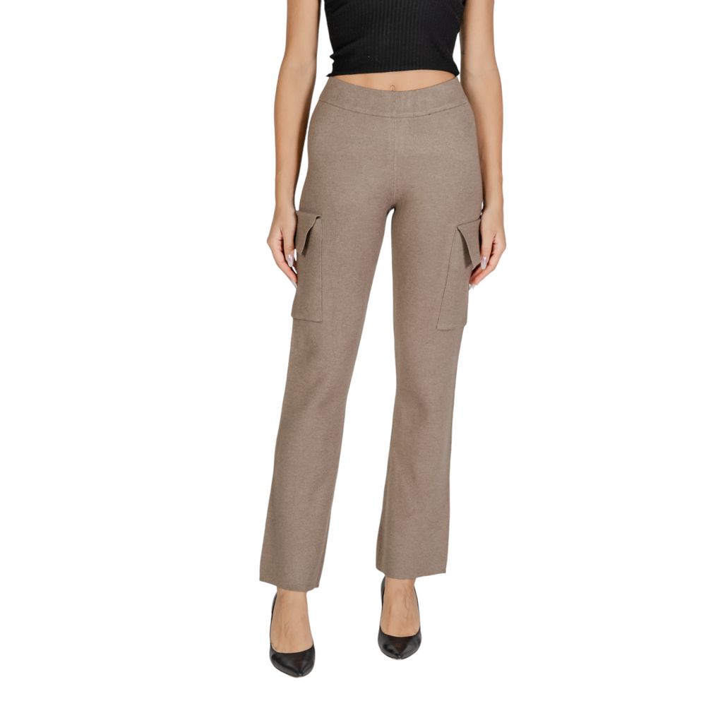 Beige Viscose Pant