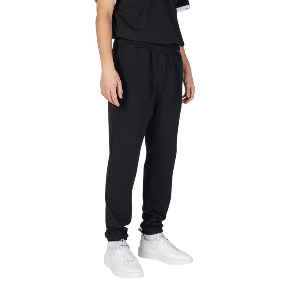 Black Cotton Joggers Workout Pant