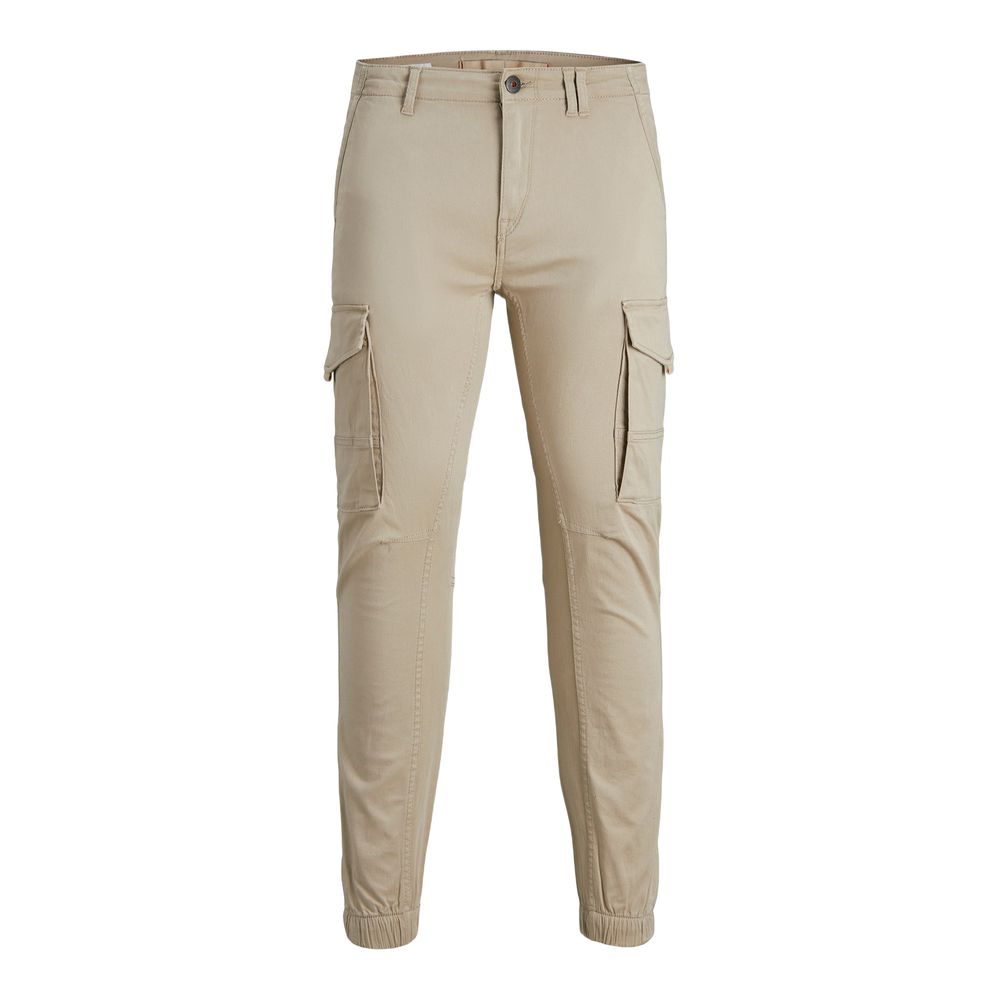 Beige Cotton Pant