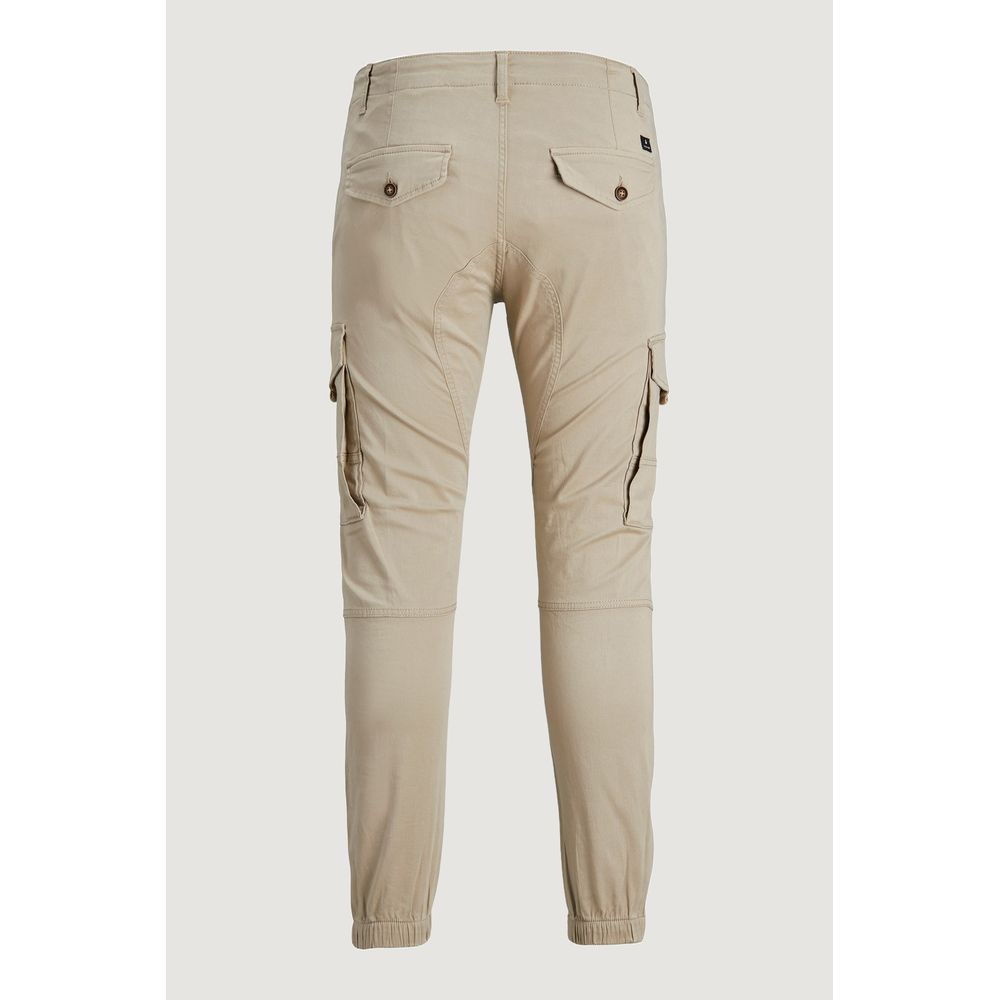 Beige Cotton Pant