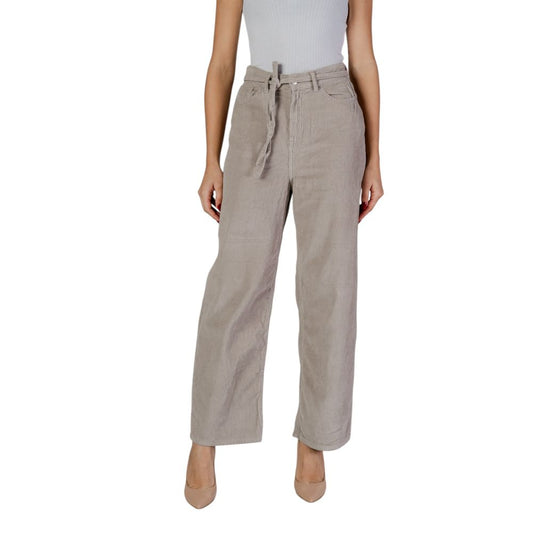 Beige Cotton Pant