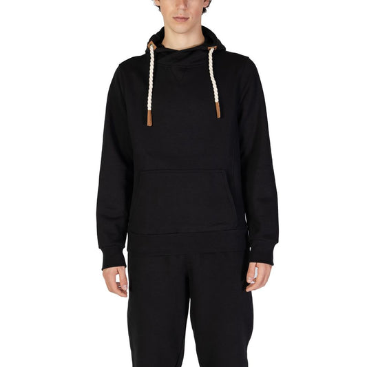 Black Cotton Hoody