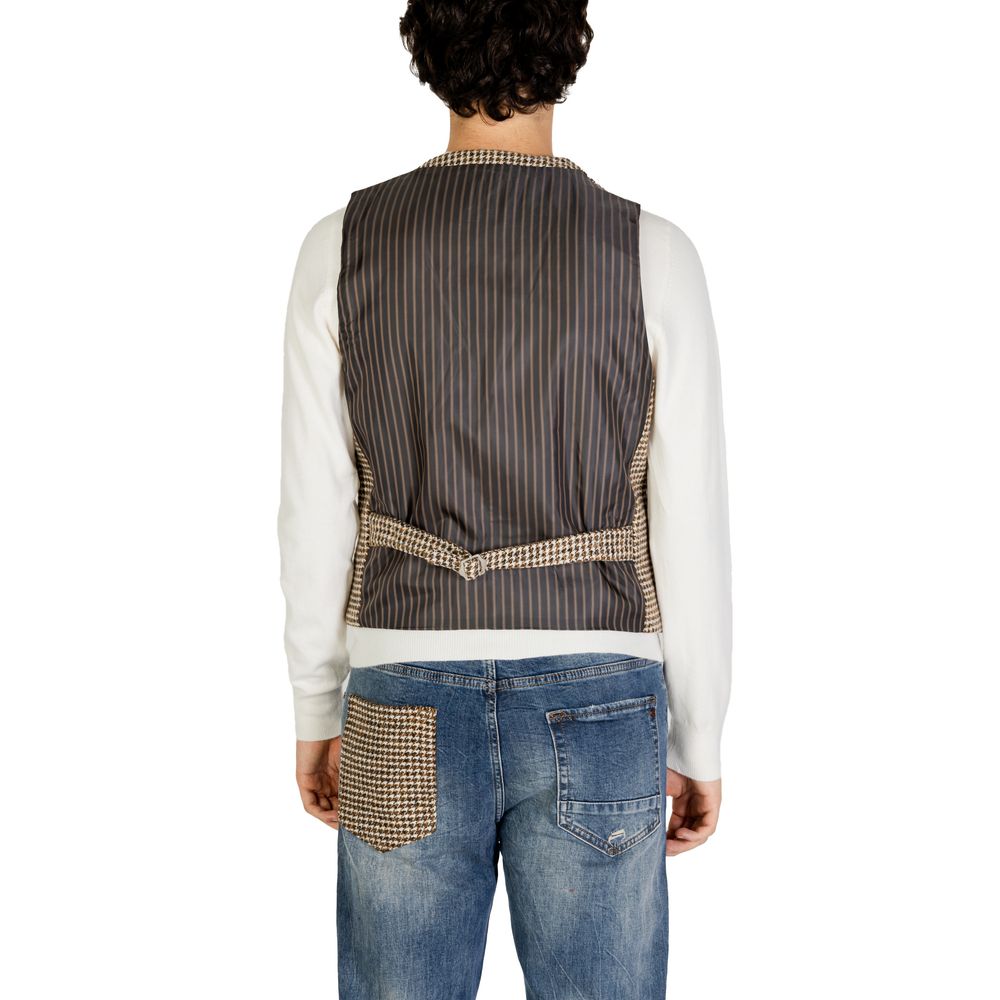 Beige Wool Waistcoat