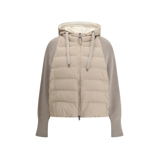 Wool sleeved Down Jacket