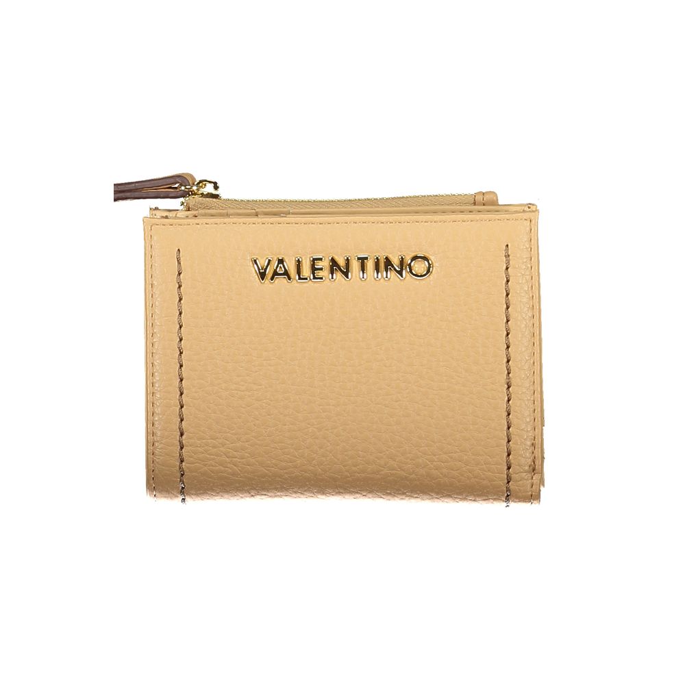 Beige Polyethylene Women Wallet