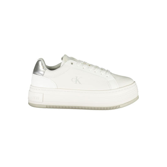 White Leather Women Sneaker