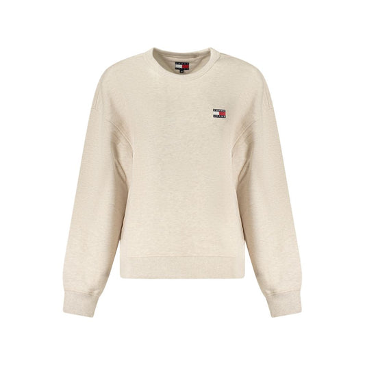 Beige Cotton Women Sweater