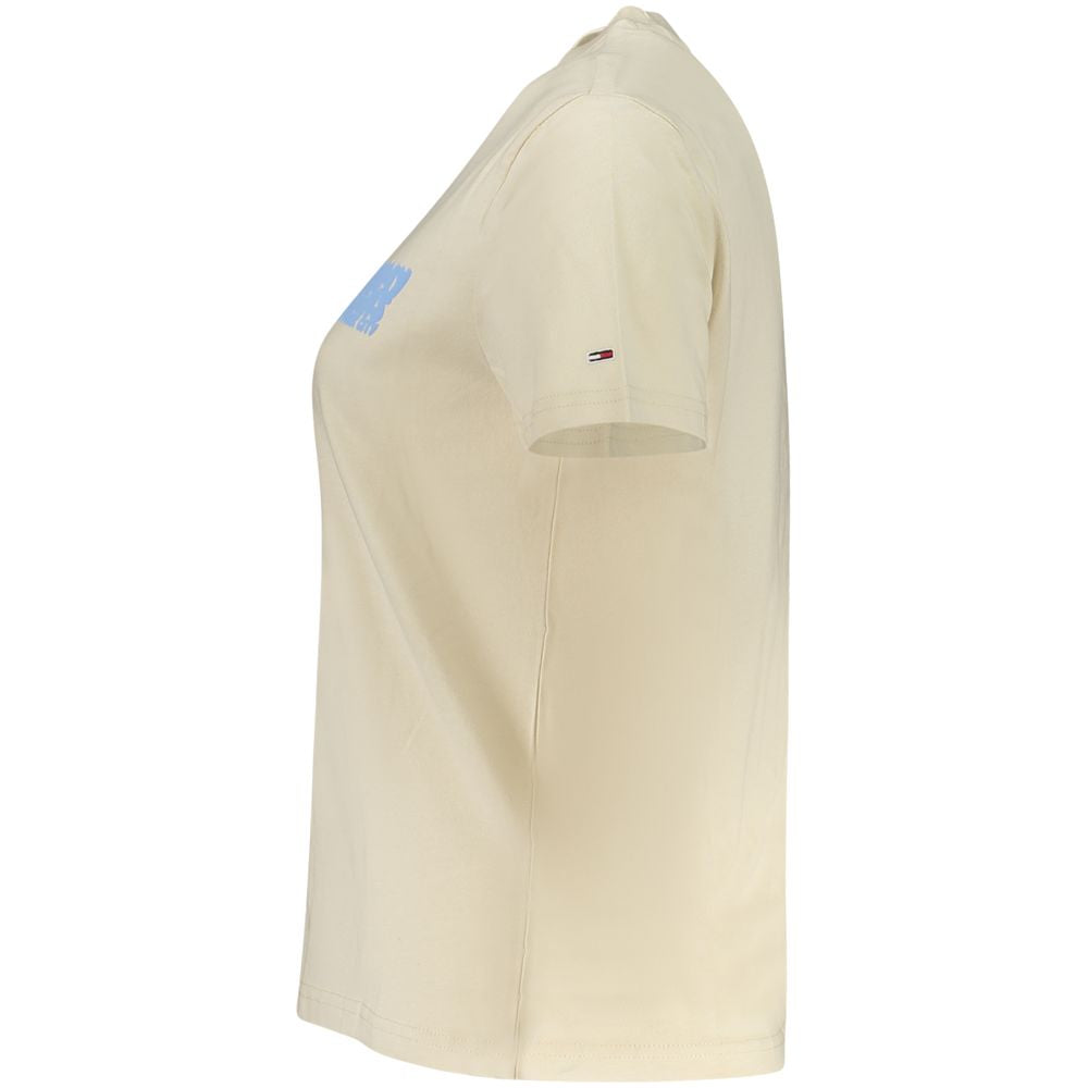 Beige Cotton Women Top