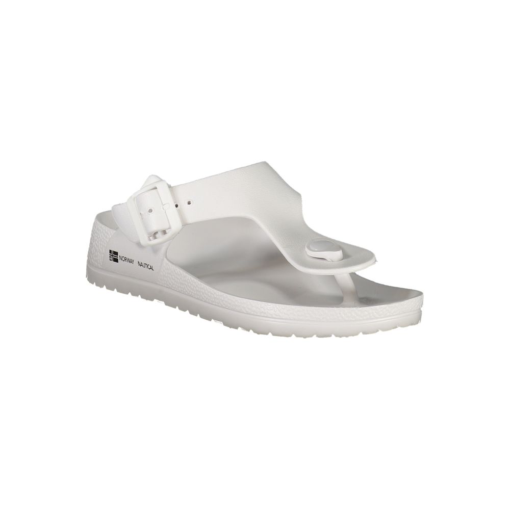 White Plastic Women Sandal