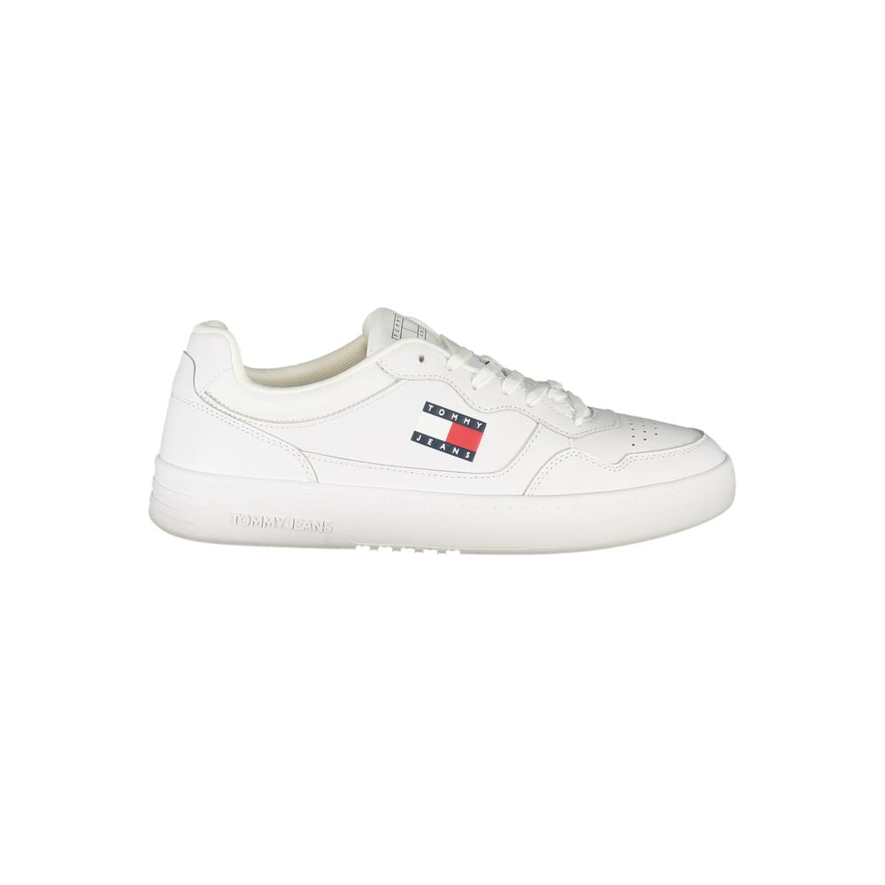White Leather Mens Sneaker