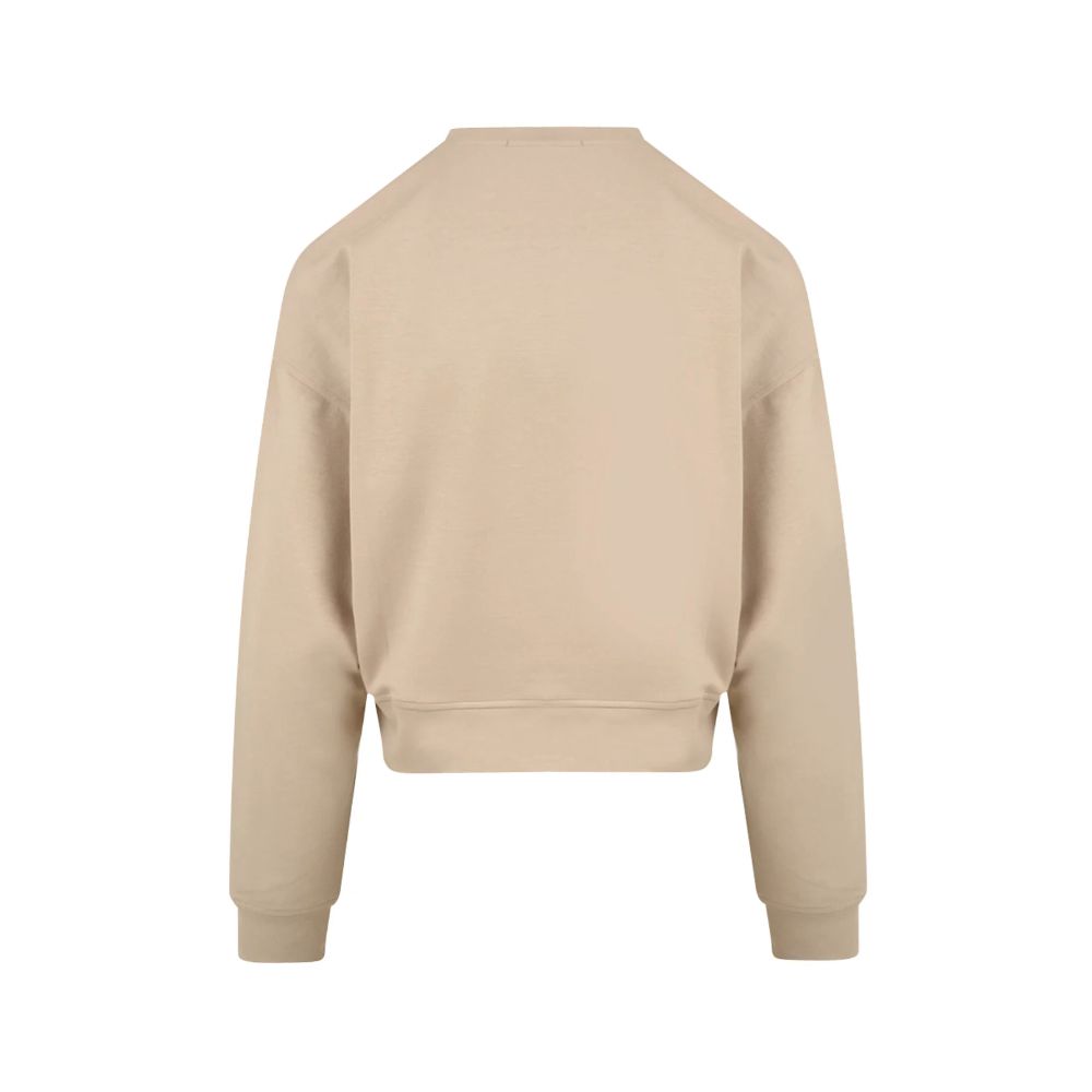 Beige Polyester Sweater