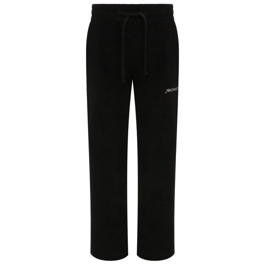 Black Cotton Jeans & Pant