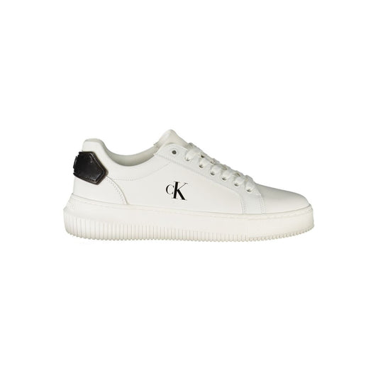 White Leather Women Sneaker
