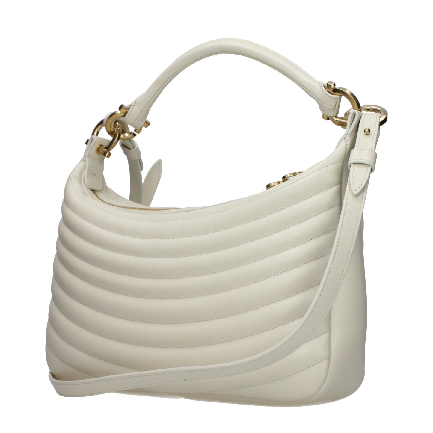 Beige Leather Handbags