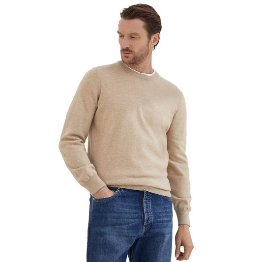 Beige Cashmere Sweater